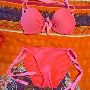 ** SOLD ON ♏️ercari** Victoria Secret swim 36D top large bottoms